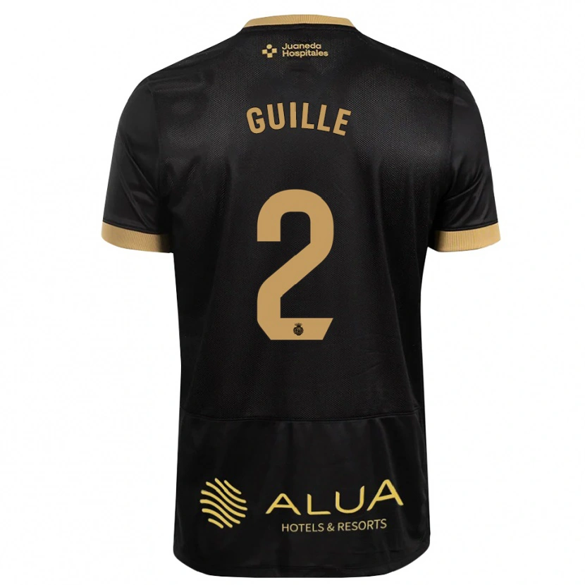 Danxen Herren Guille Fernández #2 Schwarz Sandbraun Burly Wood Auswärtstrikot Trikot 2026/27 T-Shirt