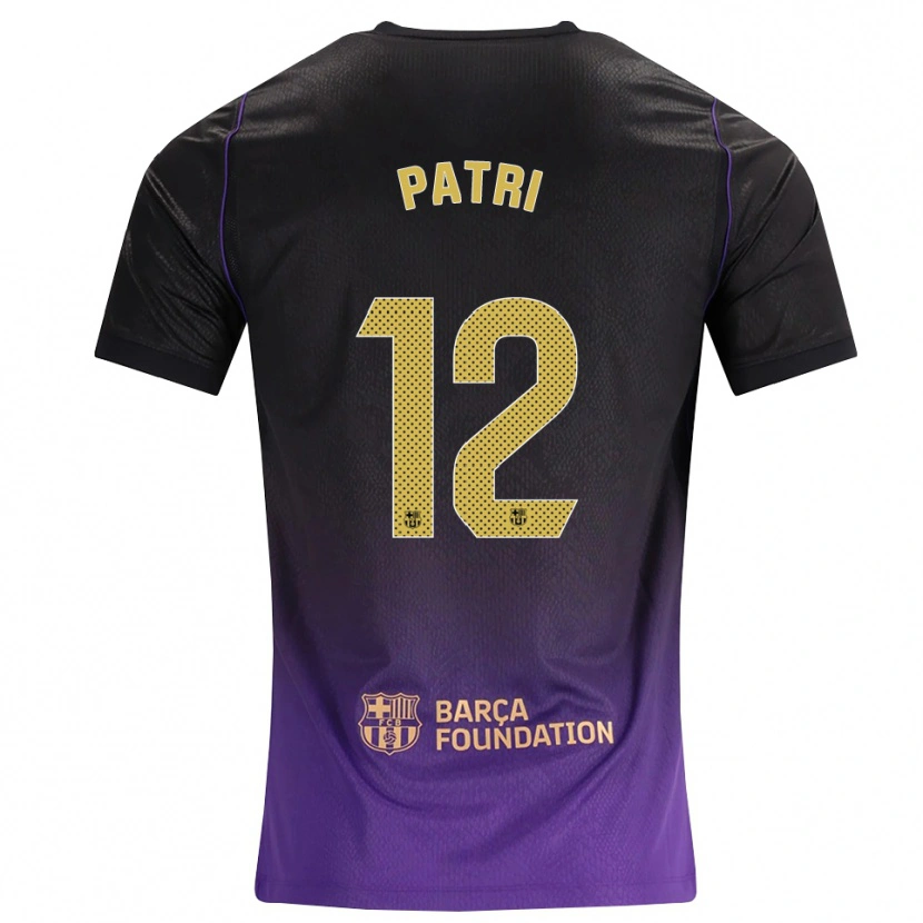 Danxen Herren Patricia Guijarro #12 Lila Gelb Schwarz Auswärtstrikot Trikot 2026/27 T-Shirt