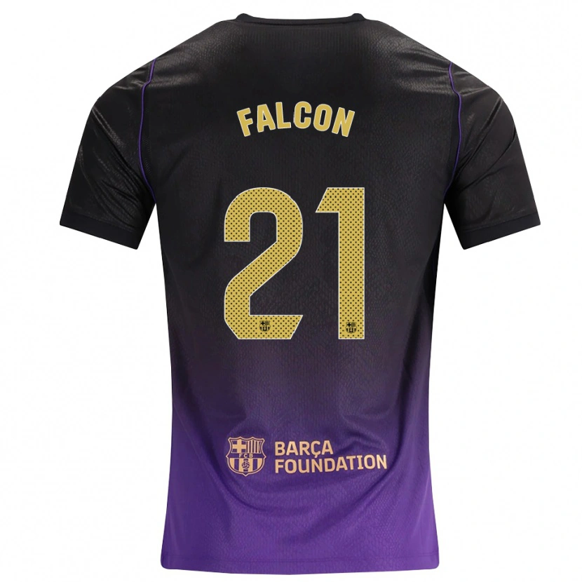 Danxen Herren Andrea Falcon #21 Lila Gelb Schwarz Auswärtstrikot Trikot 2026/27 T-Shirt