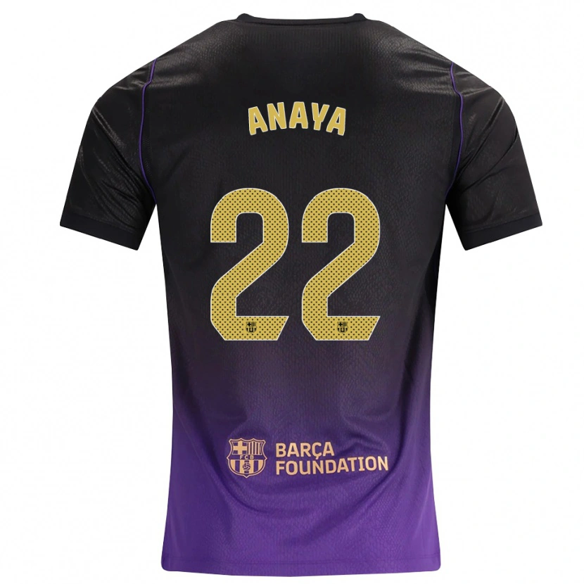 Danxen Herren Joan Anaya #22 Lila Gelb Schwarz Auswärtstrikot Trikot 2026/27 T-Shirt