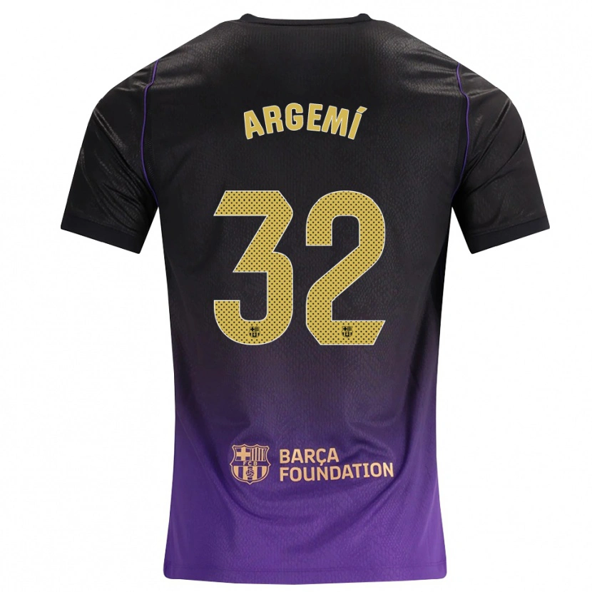Danxen Herren Adam Argemí #32 Lila Gelb Schwarz Auswärtstrikot Trikot 2026/27 T-Shirt