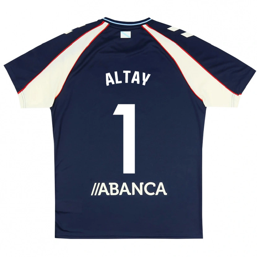 Danxen Herren Altay Bayındır #1 Königsblau Rot Weiß Auswärtstrikot Trikot 2026/27 T-Shirt