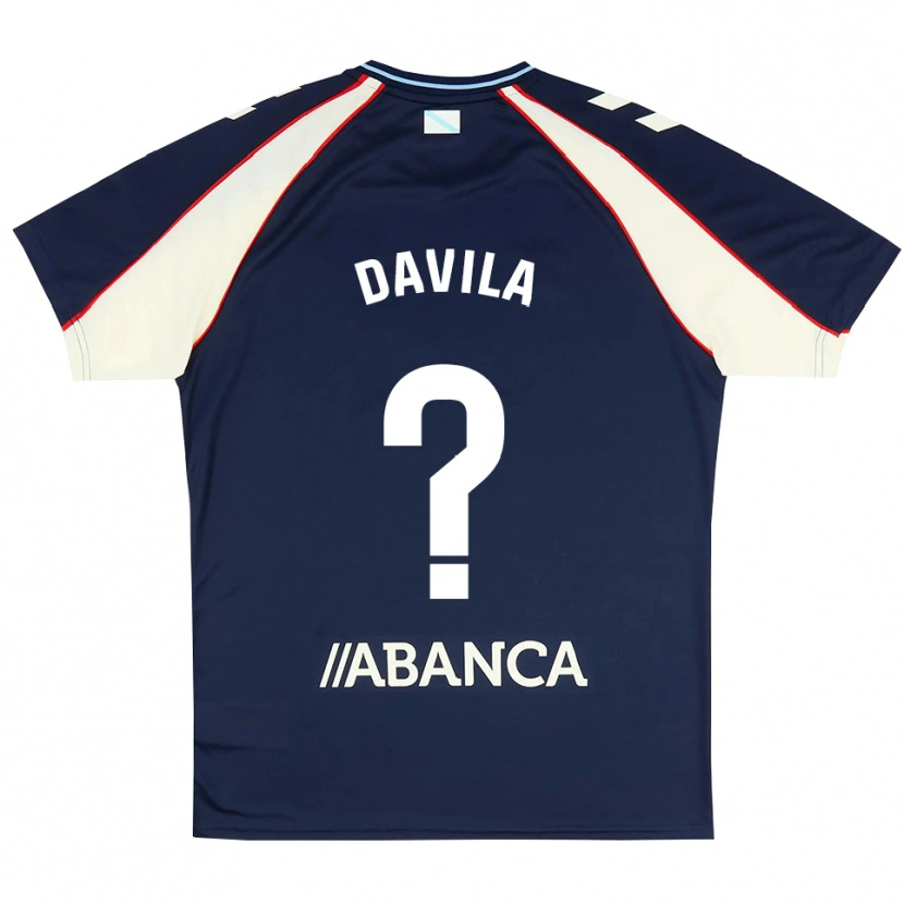 Danxen Herren Ángel Davila #0 Königsblau Rot Weiß Auswärtstrikot Trikot 2026/27 T-Shirt