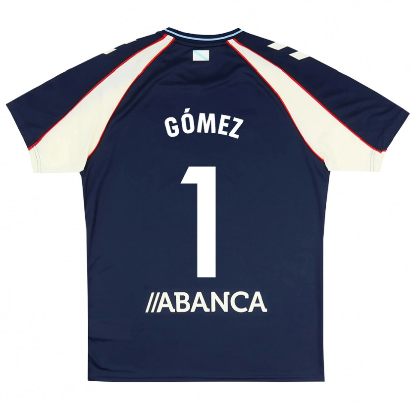 Danxen Herren Nuria Gómez #1 Königsblau Rot Weiß Auswärtstrikot Trikot 2026/27 T-Shirt