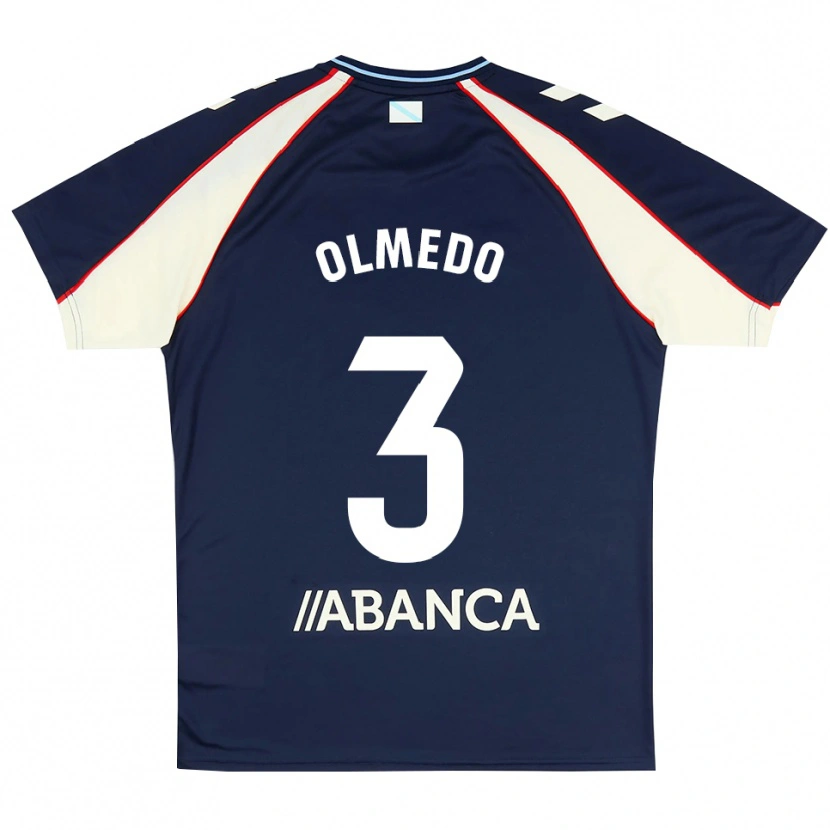 Danxen Herren Alexis Olmedo #3 Königsblau Rot Weiß Auswärtstrikot Trikot 2026/27 T-Shirt