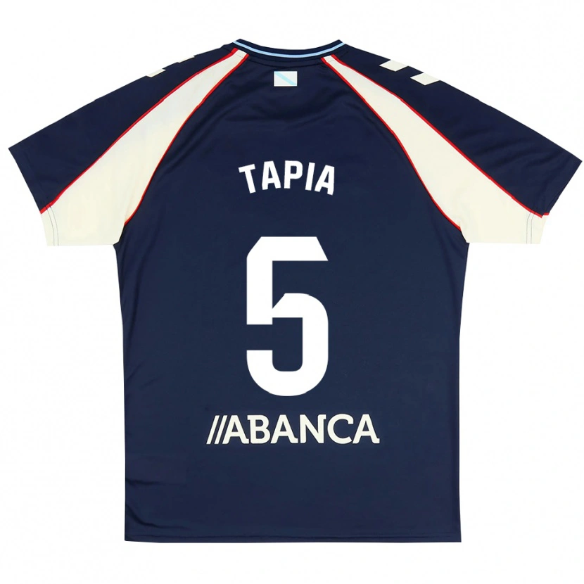 Danxen Herren Renato Tapia #5 Königsblau Rot Weiß Auswärtstrikot Trikot 2026/27 T-Shirt
