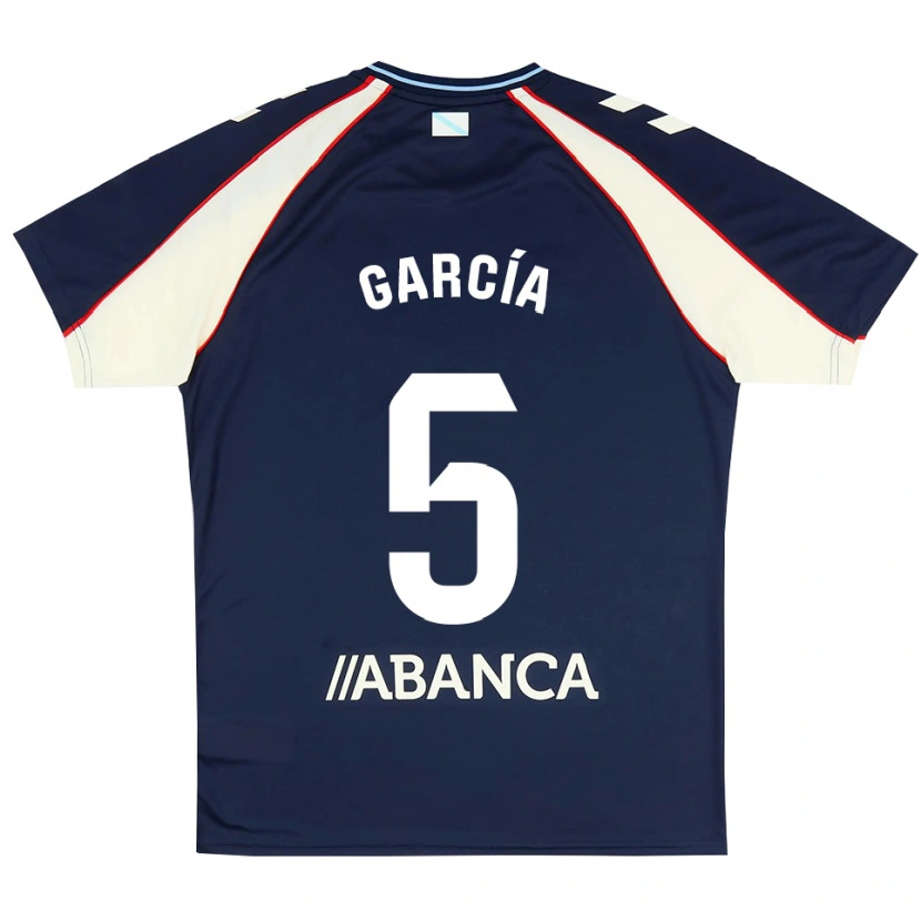 Danxen Herren Noa García #5 Königsblau Rot Weiß Auswärtstrikot Trikot 2026/27 T-Shirt