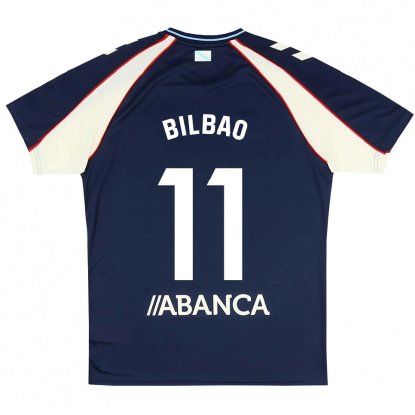 Danxen Herren Luis Bilbao #11 Königsblau Rot Weiß Auswärtstrikot Trikot 2026/27 T-Shirt