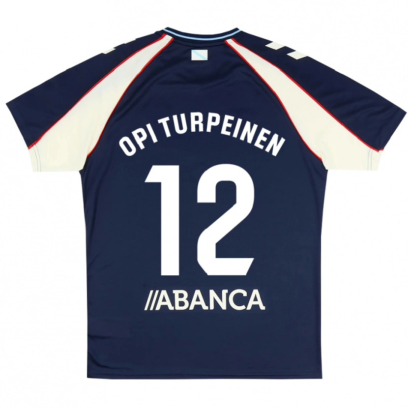 Danxen Herren Aslak Opi Turpeinen #12 Königsblau Rot Weiß Auswärtstrikot Trikot 2026/27 T-Shirt