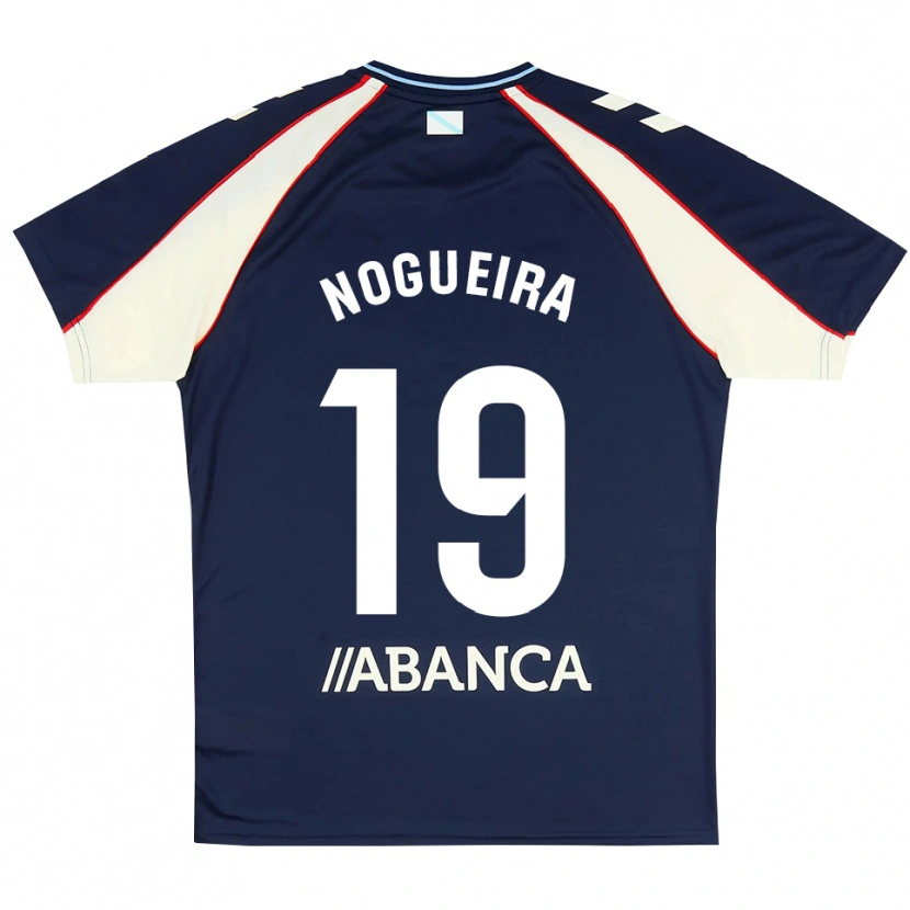Danxen Herren María Nogueira #19 Königsblau Rot Weiß Auswärtstrikot Trikot 2026/27 T-Shirt