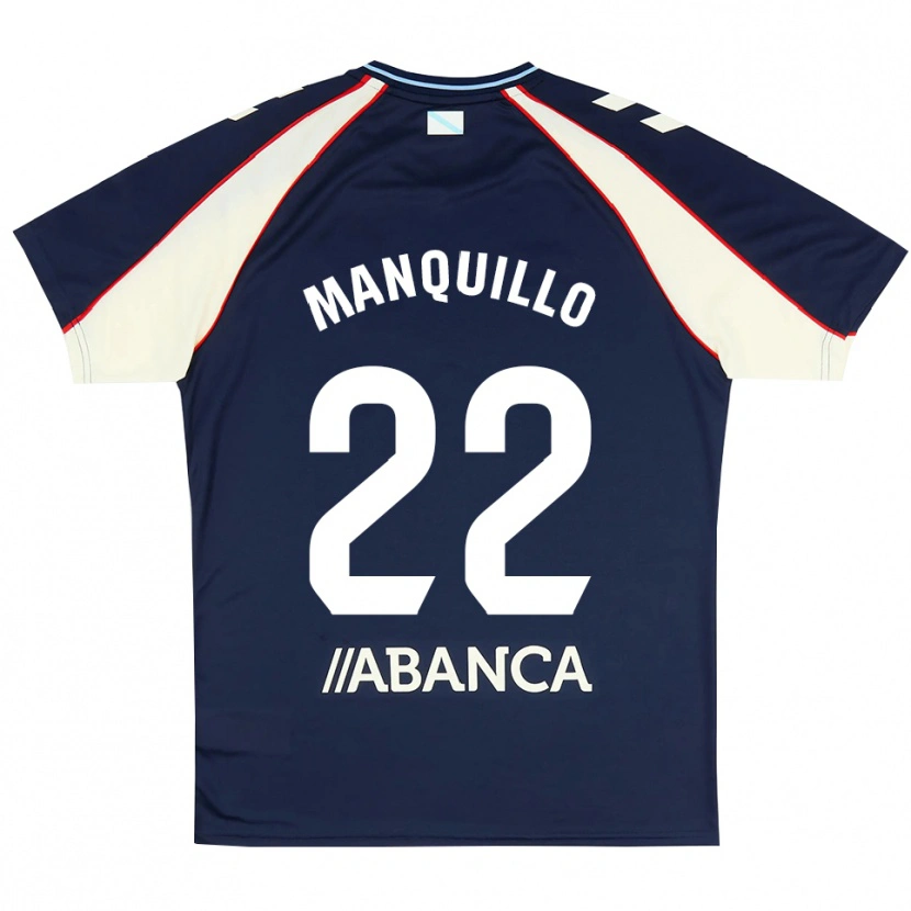 Danxen Herren Javier Manquillo #22 Königsblau Rot Weiß Auswärtstrikot Trikot 2026/27 T-Shirt