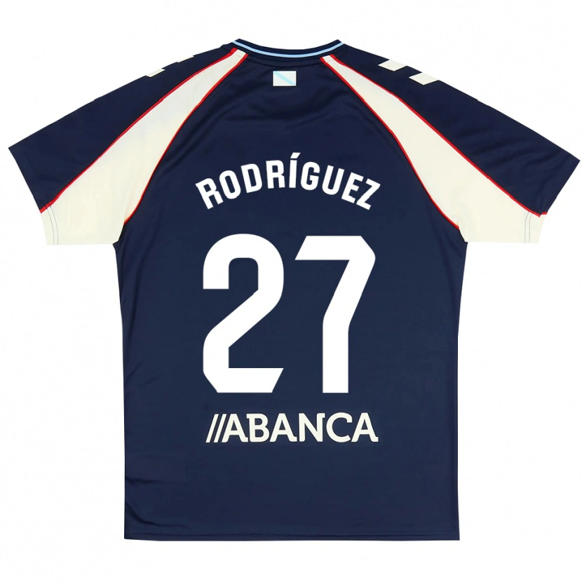 Danxen Herren Noah Rodríguez #27 Königsblau Rot Weiß Auswärtstrikot Trikot 2026/27 T-Shirt