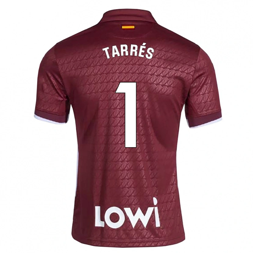 Danxen Herren Lluis Tarrés #1 Dunkelrot Weiß Auswärtstrikot Trikot 2026/27 T-Shirt