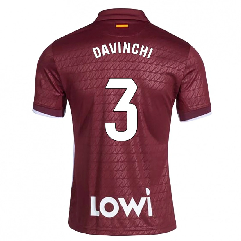 Danxen Herren David Cordón Mancha #3 Dunkelrot Weiß Auswärtstrikot Trikot 2026/27 T-Shirt