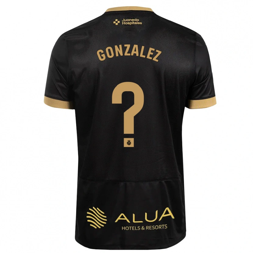 Danxen Herren Adrià González #0 Schwarz Sandbraun Burly Wood Auswärtstrikot Trikot 2026/27 T-Shirt