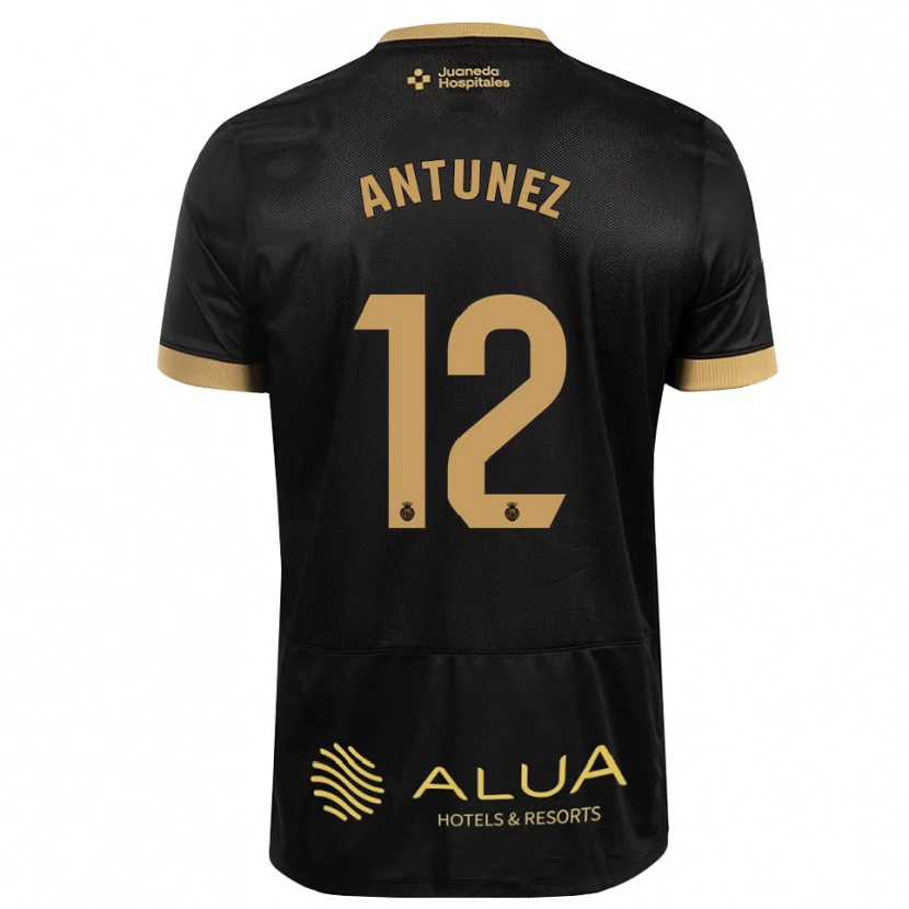 Danxen Herren Yahir Antúnez #12 Schwarz Sandbraun Burly Wood Auswärtstrikot Trikot 2026/27 T-Shirt