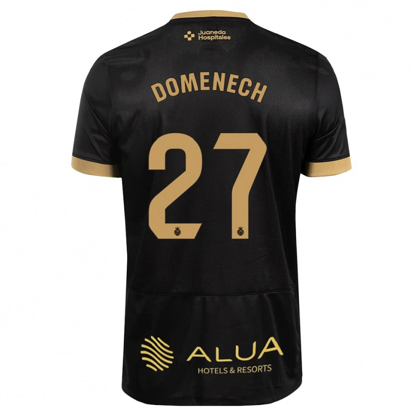 Danxen Herren Marc Domènech #27 Schwarz Sandbraun Burly Wood Auswärtstrikot Trikot 2026/27 T-Shirt