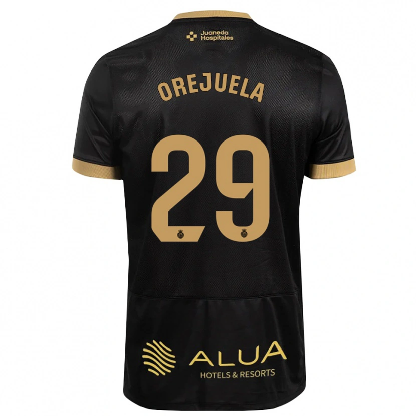 Danxen Herren Luis Orejuela #29 Schwarz Sandbraun Burly Wood Auswärtstrikot Trikot 2026/27 T-Shirt