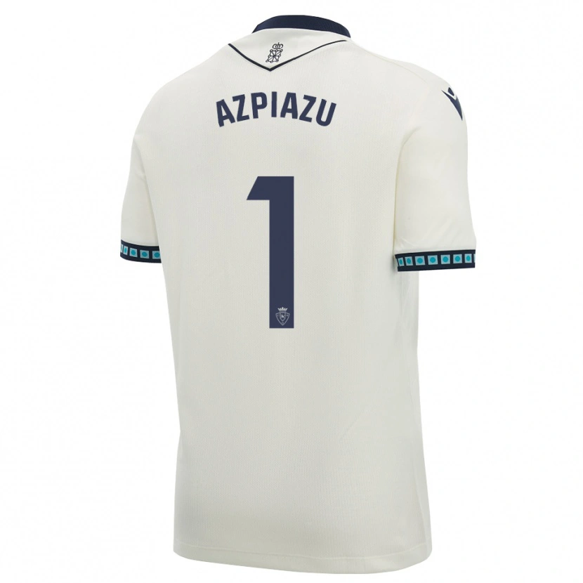 Danxen Herren Nahia Azpiazu Moreno #1 Weiß Schwarz Hellblau Auswärtstrikot Trikot 2026/27 T-Shirt