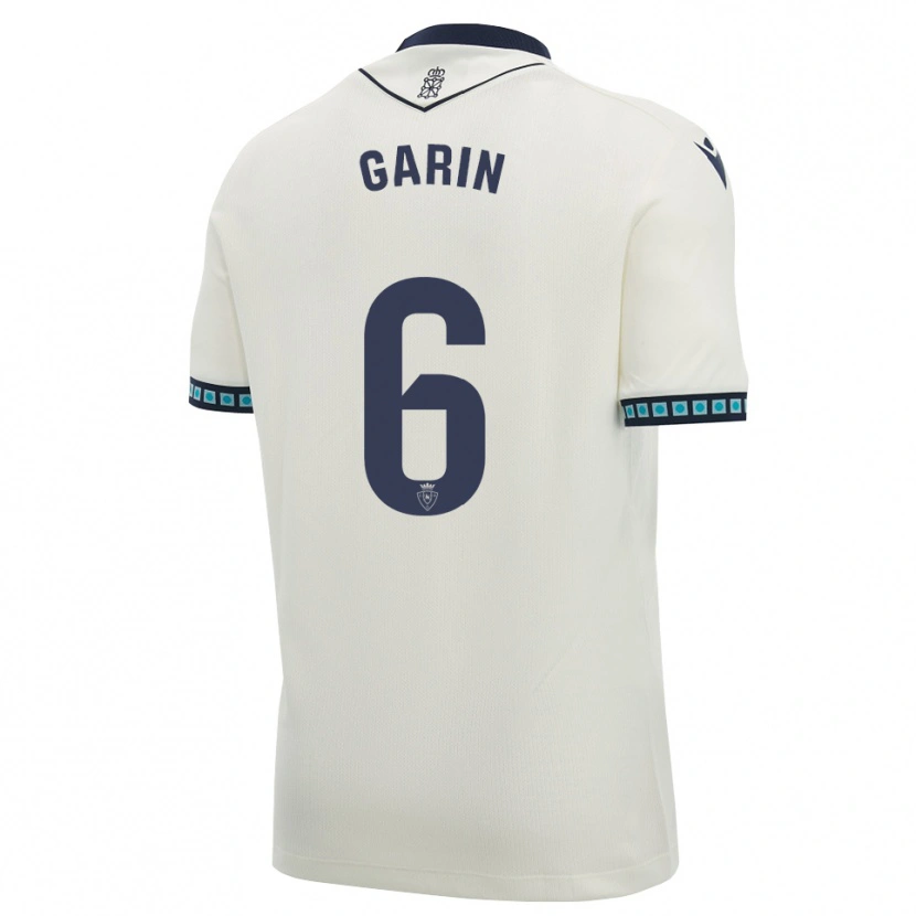 Danxen Herren Xabi Garin #6 Weiß Schwarz Hellblau Auswärtstrikot Trikot 2026/27 T-Shirt