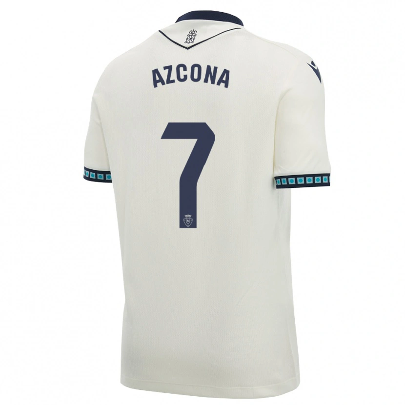 Danxen Herren Rubén Azcona #7 Weiß Schwarz Hellblau Auswärtstrikot Trikot 2026/27 T-Shirt