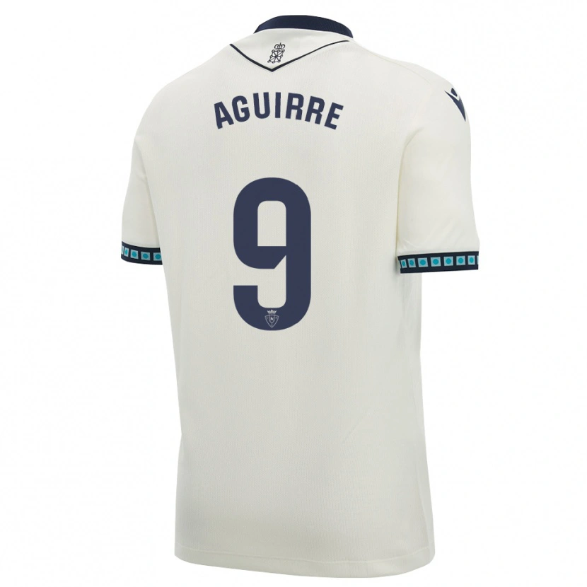 Danxen Herren Jorge Aguirre #9 Weiß Schwarz Hellblau Auswärtstrikot Trikot 2026/27 T-Shirt