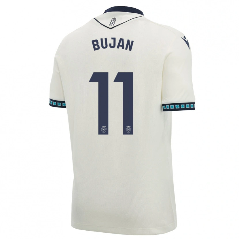 Danxen Herren Unai Buján #11 Weiß Schwarz Hellblau Auswärtstrikot Trikot 2026/27 T-Shirt