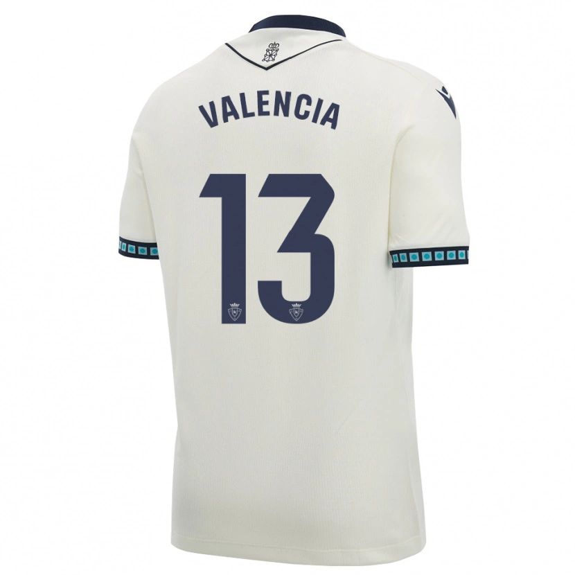 Danxen Herren Pablo Valencia #13 Weiß Schwarz Hellblau Auswärtstrikot Trikot 2026/27 T-Shirt