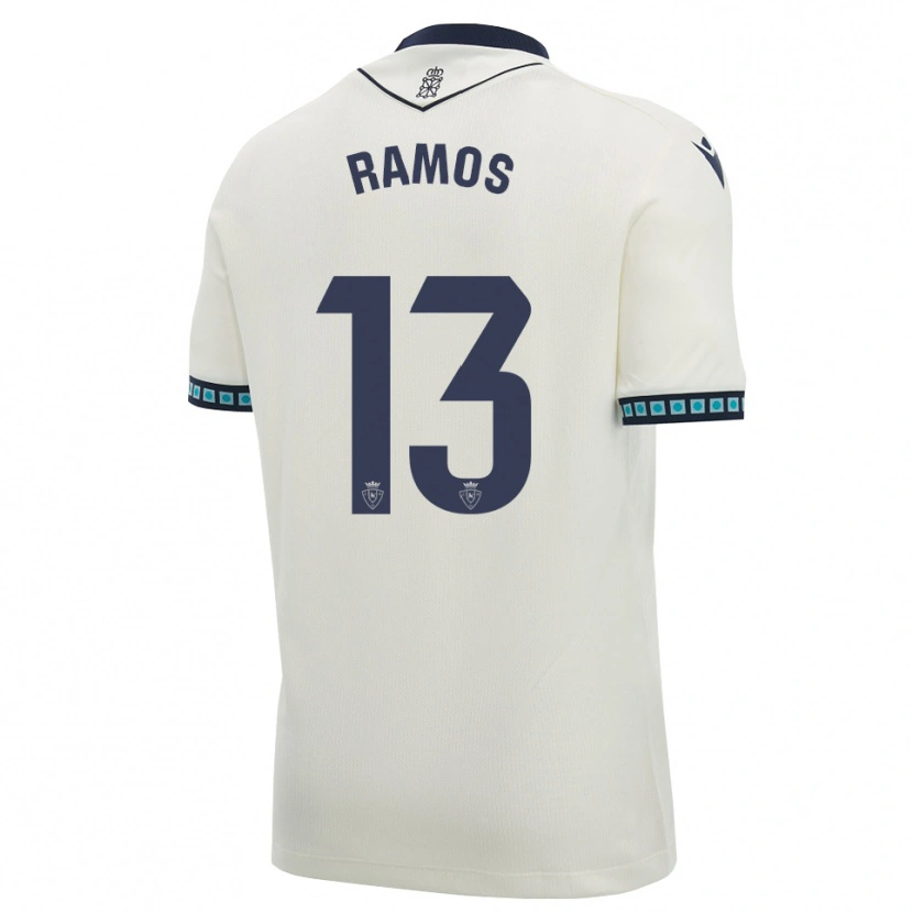 Danxen Herren Darío Ramos #13 Weiß Schwarz Hellblau Auswärtstrikot Trikot 2026/27 T-Shirt
