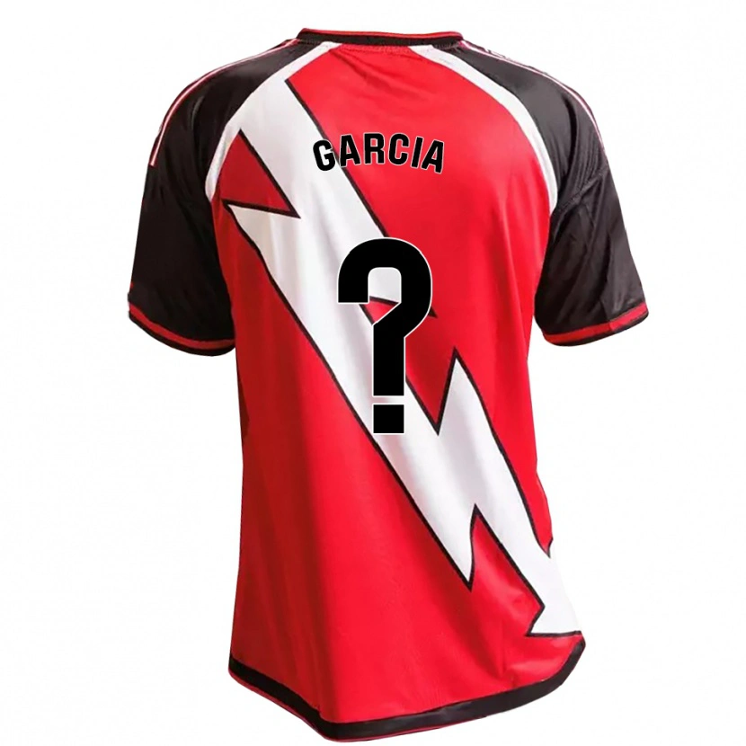 Danxen Herren David García #0 Rot Schwarz Weiß Auswärtstrikot Trikot 2026/27 T-Shirt