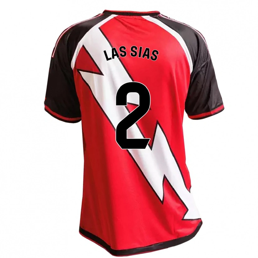 Danxen Herren Marco De Las Sías #2 Rot Schwarz Weiß Auswärtstrikot Trikot 2026/27 T-Shirt