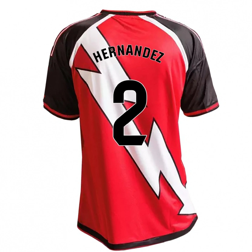 Danxen Herren Marco Hernández #2 Rot Schwarz Weiß Auswärtstrikot Trikot 2026/27 T-Shirt