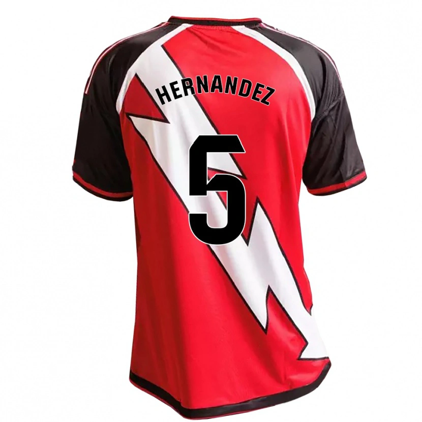 Danxen Herren Aridane Hernández #5 Rot Schwarz Weiß Auswärtstrikot Trikot 2026/27 T-Shirt
