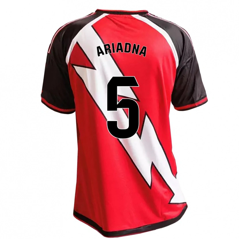 Danxen Herren Ariadna Rovirola Moreno #5 Rot Schwarz Weiß Auswärtstrikot Trikot 2026/27 T-Shirt