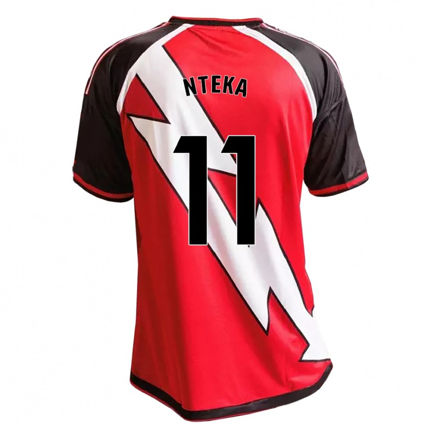 Danxen Herren Randy Nteka #11 Rot Schwarz Weiß Auswärtstrikot Trikot 2026/27 T-Shirt