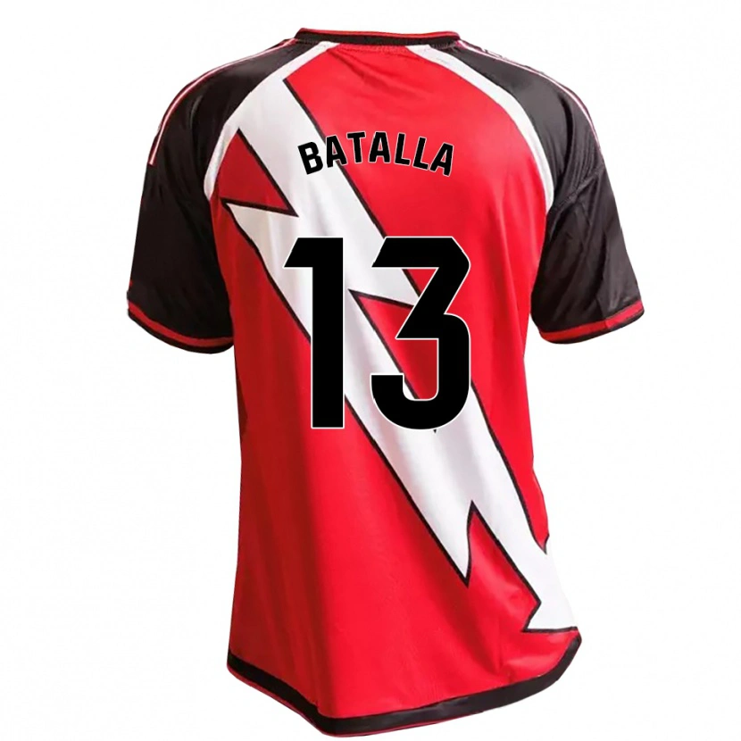 Danxen Herren Augusto Batalla #13 Rot Schwarz Weiß Auswärtstrikot Trikot 2026/27 T-Shirt