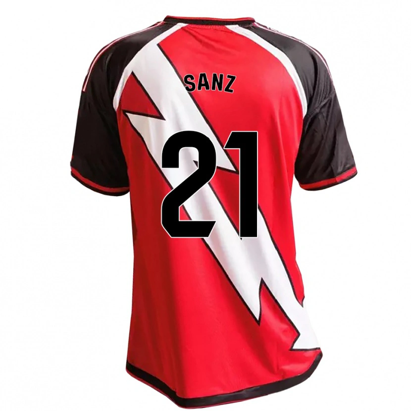 Danxen Herren Luismi Sanz #21 Rot Schwarz Weiß Auswärtstrikot Trikot 2026/27 T-Shirt