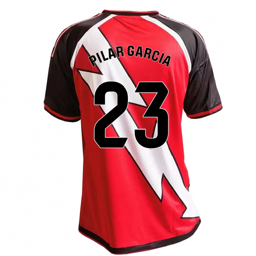 Danxen Herren María Pilar García Villalba #23 Rot Schwarz Weiß Auswärtstrikot Trikot 2026/27 T-Shirt