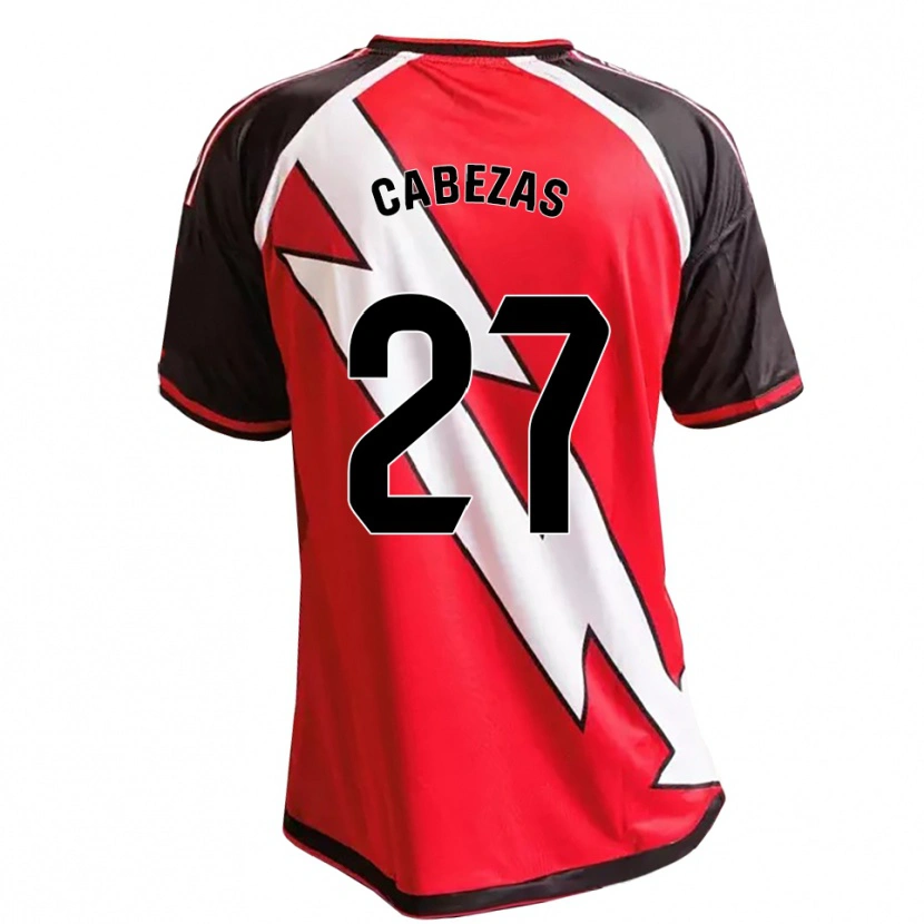Danxen Herren Claudia María Cabezas #27 Rot Schwarz Weiß Auswärtstrikot Trikot 2026/27 T-Shirt