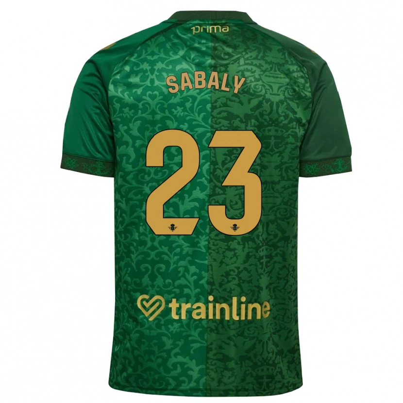 Danxen Herren Youssouf Sabaly #23 Waldgrün Dunkelgoldrute Auswärtstrikot Trikot 2026/27 T-Shirt