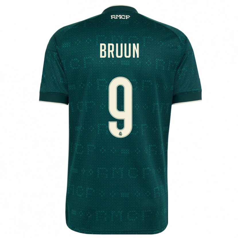 Danxen Herren Signe Bruun #9 Dunkelgrauweiß Auswärtstrikot Trikot 2026/27 T-Shirt