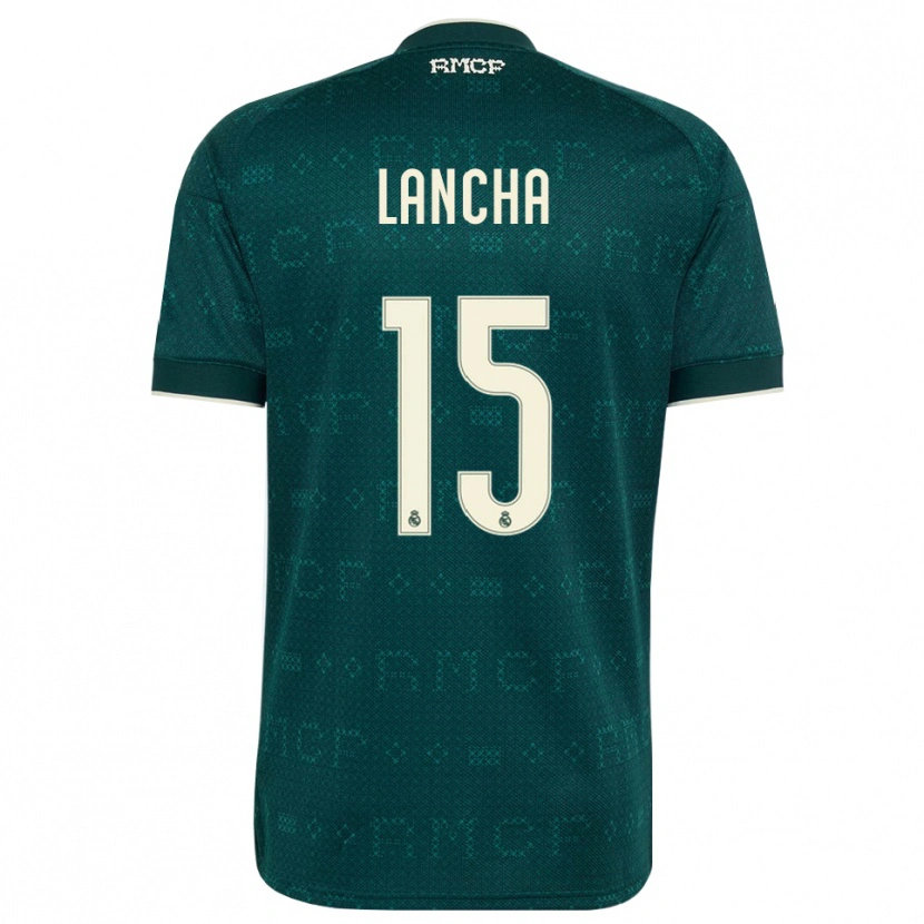 Danxen Herren Yeray Lancha #15 Dunkelgrauweiß Auswärtstrikot Trikot 2026/27 T-Shirt