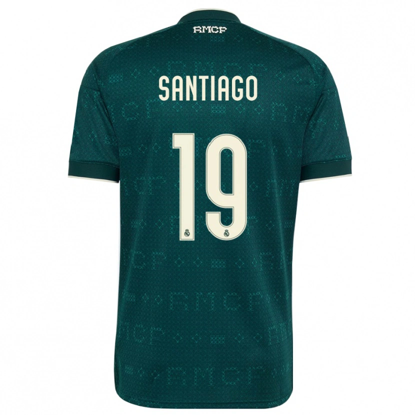 Danxen Herren Aimar Santiago #19 Dunkelgrauweiß Auswärtstrikot Trikot 2026/27 T-Shirt