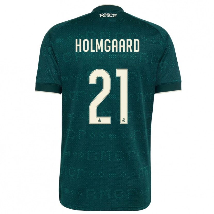Danxen Herren Sara Rosted Holmgaard #21 Dunkelgrauweiß Auswärtstrikot Trikot 2026/27 T-Shirt