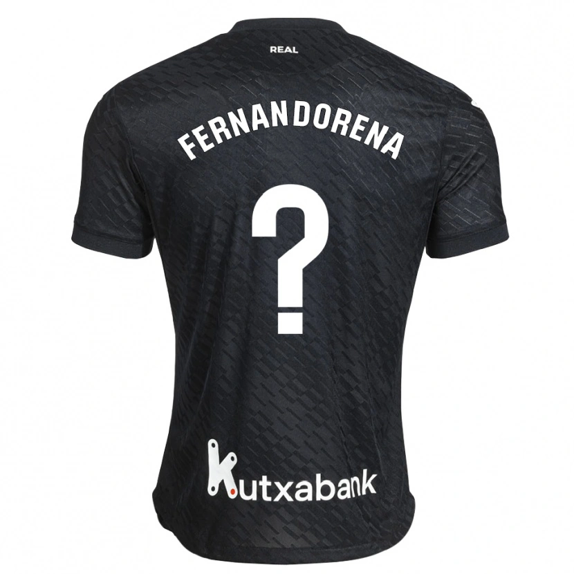 Danxen Herren Alex Fernandorena #0 Schwarz Weiß Auswärtstrikot Trikot 2026/27 T-Shirt