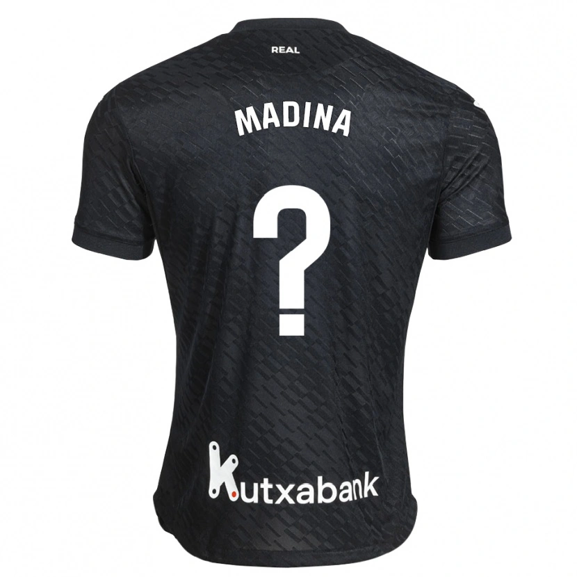 Danxen Herren Aimar Madina #0 Schwarz Weiß Auswärtstrikot Trikot 2026/27 T-Shirt