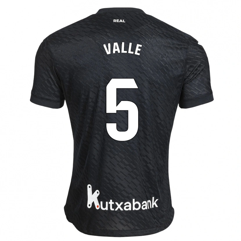 Danxen Herren Maria Valle #5 Schwarz Weiß Auswärtstrikot Trikot 2026/27 T-Shirt