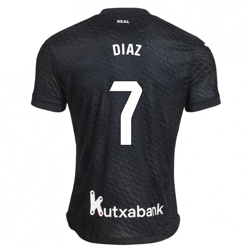 Danxen Herren Dani Díaz #7 Schwarz Weiß Auswärtstrikot Trikot 2026/27 T-Shirt