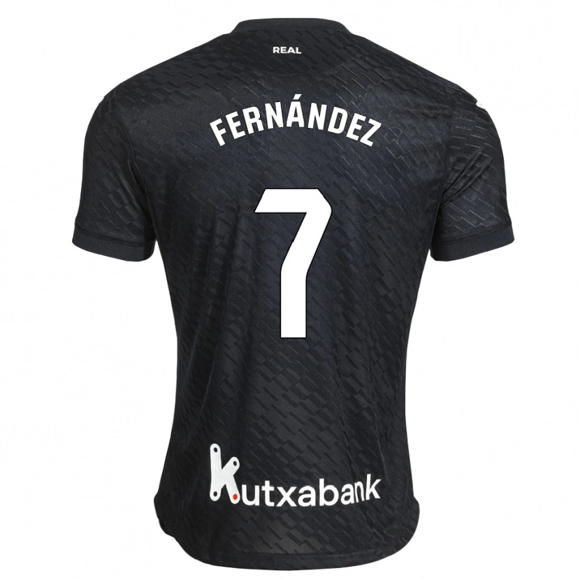 Danxen Herren Xuban Fernández #7 Schwarz Weiß Auswärtstrikot Trikot 2026/27 T-Shirt
