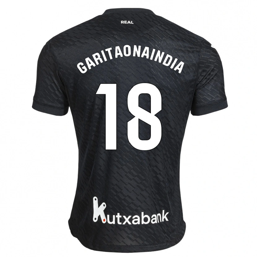 Danxen Herren Hodei Garitaonaindia #18 Schwarz Weiß Auswärtstrikot Trikot 2026/27 T-Shirt